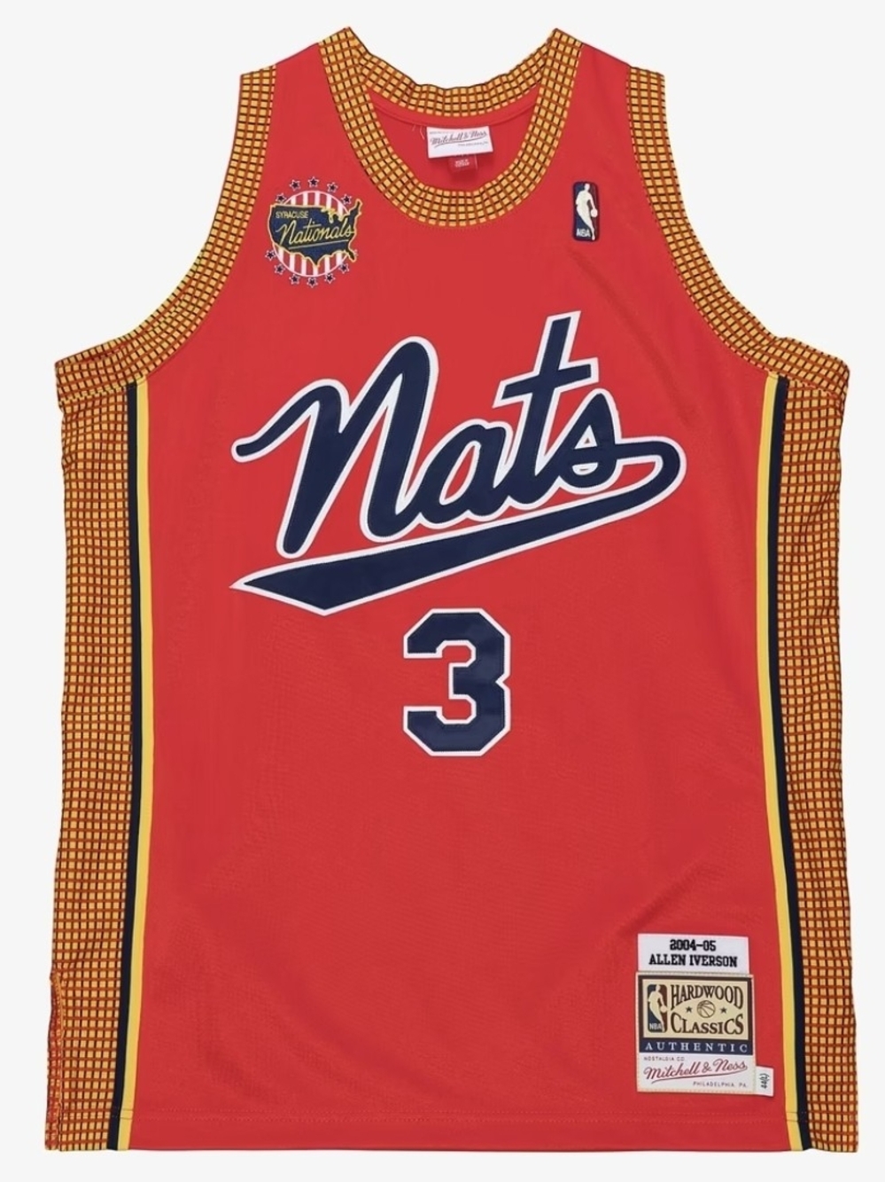 Allen Iverson Philadelphia 76ers 2004-05 Red Authentic Jersey